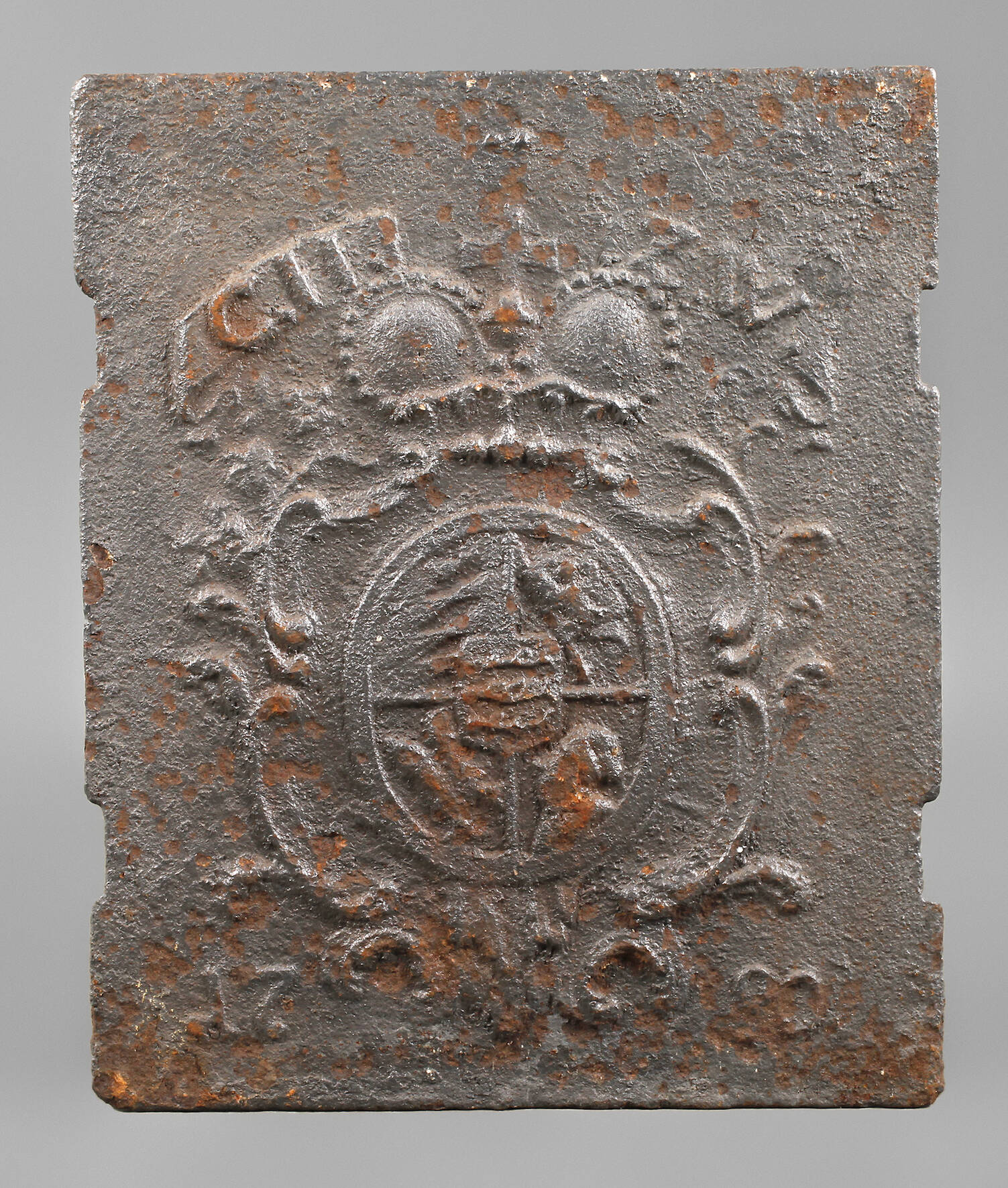 Kaminplatte Eisenguss