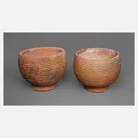 Zwei Pflanztöpfe Terrakotta111