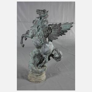 Gartenbronze Perseus und Pegasus