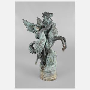 Gartenbronze Perseus und Pegasus
