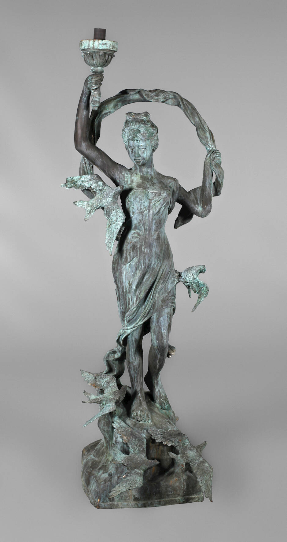 Gartenbronze Jugendstil