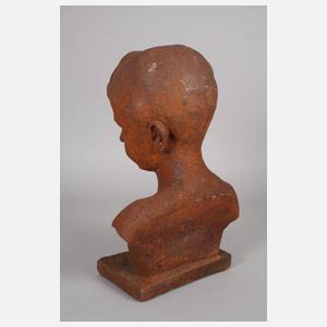 Gartenfigur Kinderbüste