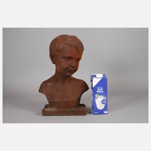 Gartenfigur Kinderbüste