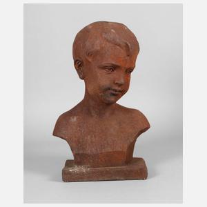 Gartenfigur Kinderbüste