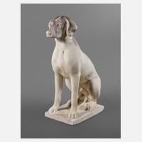 Gartenplastik Hund111