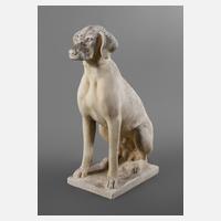 Gartenplastik Hund111