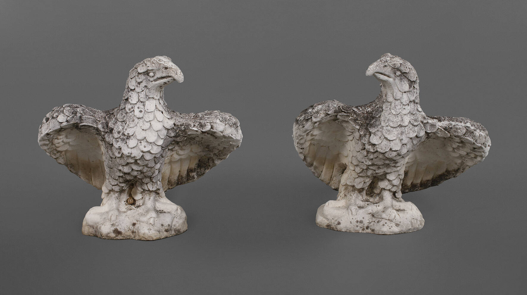 Paar Gartenplastiken Adler