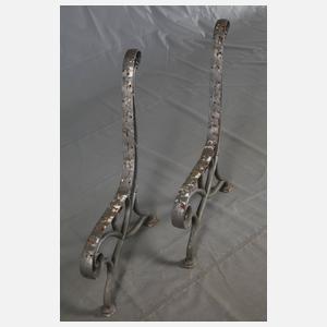 Gestell für eine Gartenbank