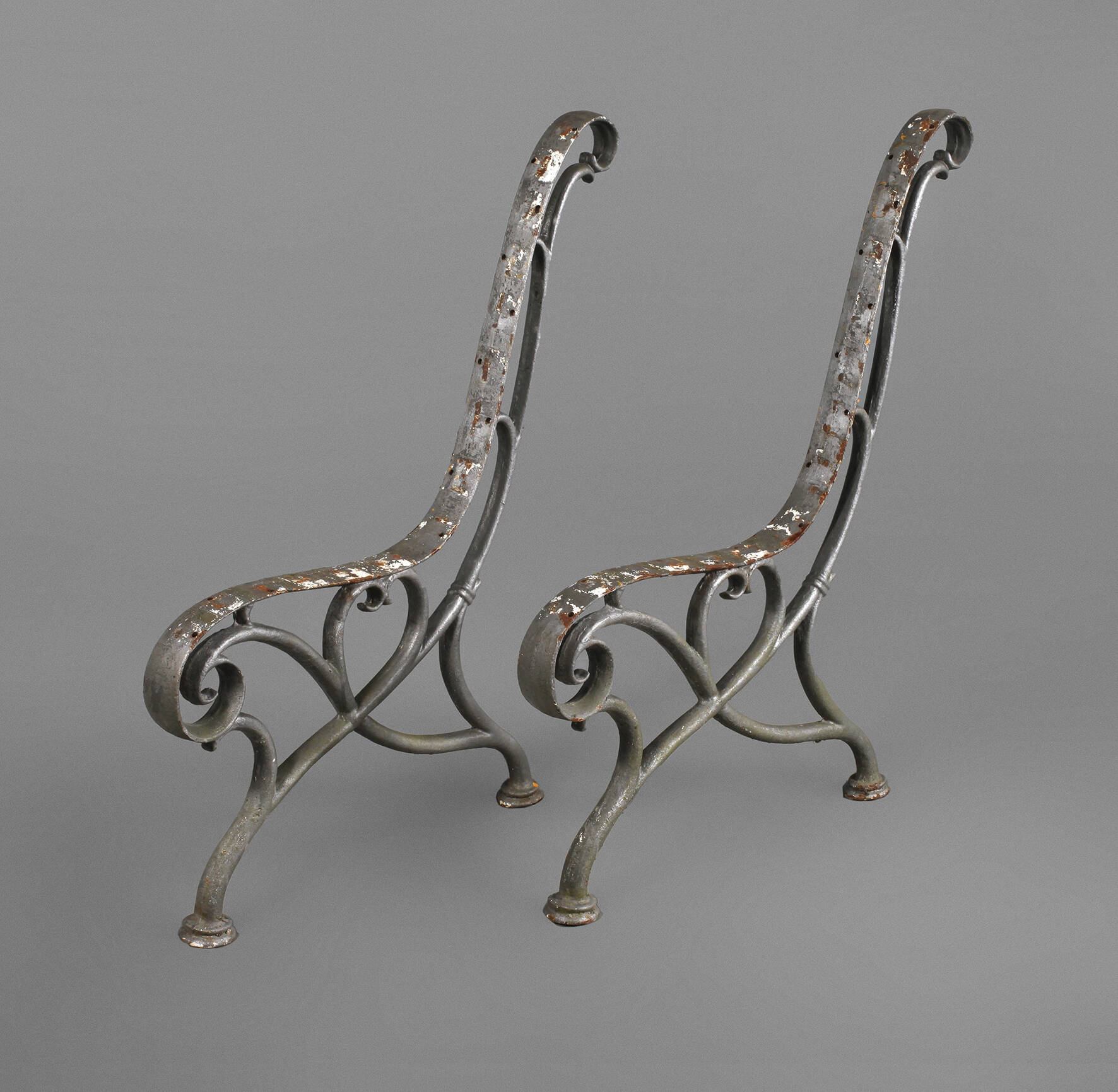 Gestell für eine Gartenbank