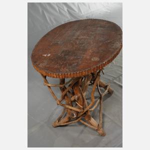 Gartensitzgruppe aus Astwerk