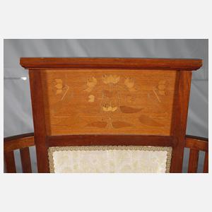 Hochlehnstuhl Jugendstil