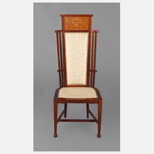 Hochlehnstuhl Jugendstil