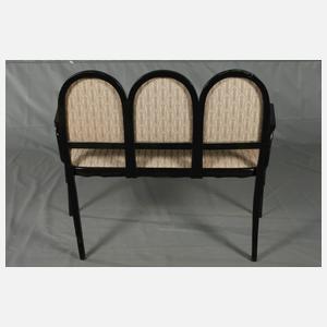 Kleine Sitzbank Bugholz