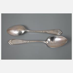 Acht Mokkalöffel Hugo Leven