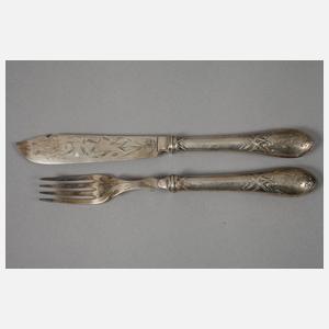 Fischbesteck Jugendstil
