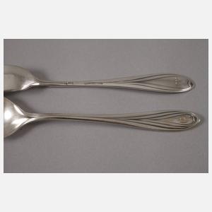 Hans Christiansen, vier Besteckteile