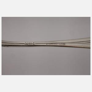 Hans Christiansen, vier Besteckteile