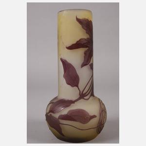 Vase Gallé "Clematis"