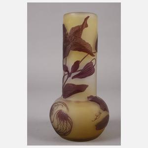 Vase Gallé "Clematis"