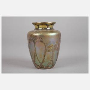 Loetz Wwe., Vase mit Silberoverlay