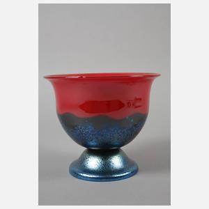 Große Fußschale Loetz