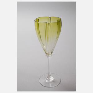 Sechs Weingläser Jugendstil