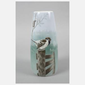Johann Seltmann Vohenstrauß Vase mit Vogelmotiv
