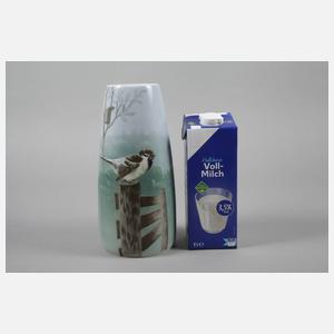 Johann Seltmann Vohenstrauß Vase mit Vogelmotiv