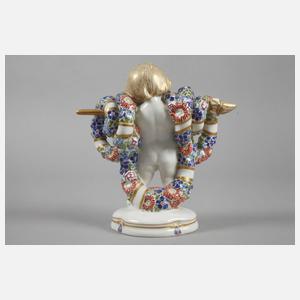 KPM Berlin Putto mit Girlande