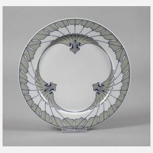 Meissen Speiseteller aus dem "Flügelmuster-Service"