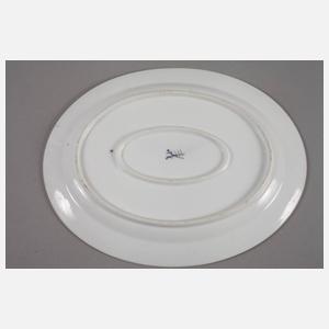 Meissen ovale Platte "Ahornmuster"