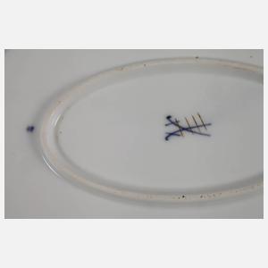 Meissen ovale Platte "Ahornmuster"