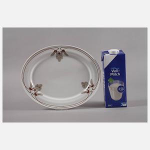 Meissen ovale Platte "Ahornmuster"