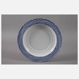 Meissen umfangreiches Speiseservice "Blaues Muster Riemerschmid"