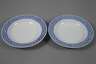 Meissen zwei Suppenteller "Blaue Rispe"