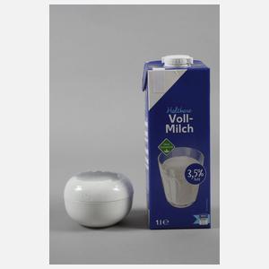 Meissen kleine Deckeldose Ansicht Albrechtsburg