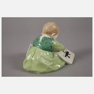Meissen "Kind mit Bilderbuch, groß"