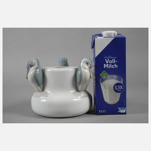 Metzler & Ortloff Vase mit Vogeldekor