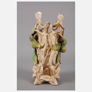 Schierholz Plaue Reliefvase mit Kastaniendekor