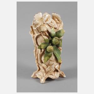 Schierholz Plaue Reliefvase mit Kastaniendekor