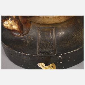 Goldscheider Wien figürliche Salonlampe