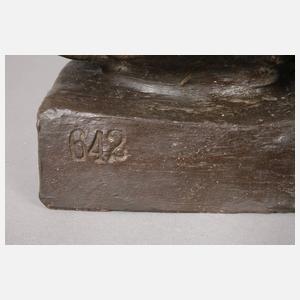 Große figürliche Salonuhr