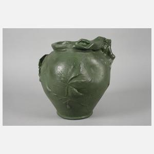 Reliefvase mit Maskaron