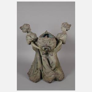 Frankreich übergroße figürliche Jardiniere