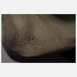 Frankreich übergroße figürliche Jardiniere