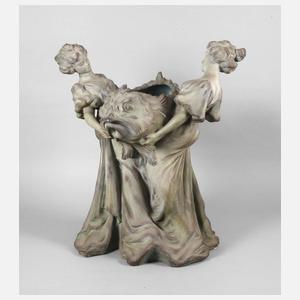 Frankreich übergroße figürliche Jardiniere