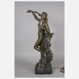 Frankreich Salonlampe als Quellnymphe