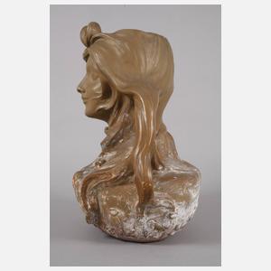 Frankreich figürliche Henkelvase