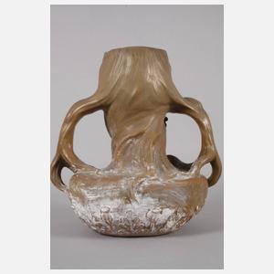 Frankreich figürliche Henkelvase