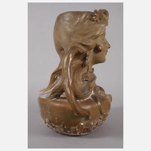 Frankreich figürliche Henkelvase